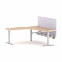 Klass Fixed 90Deg Workstation With AcoustiQ Screen