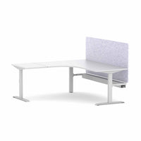 Klass Fixed 90Deg Workstation With AcoustiQ Screen