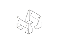 Agile Cable Tray Attachment Bracket Pair for Single Workstation