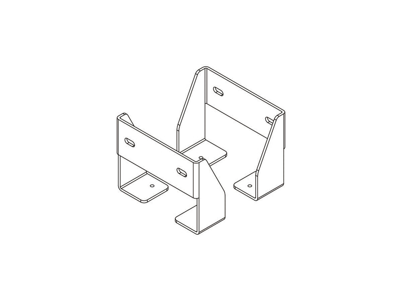 Agile Cable Tray Attachment Bracket Pair for Single Workstation