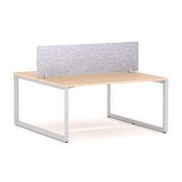 Anvil 2-Person Double-sided Desk Workstation Includes: AcoustiQ Screen