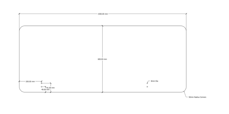 Acouline 3 Quarter Mount Screen