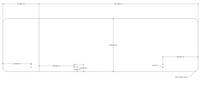 Acouline Single End Wrap 3 Quarter Screen - 90 Deg. Fold - Left Hand Return