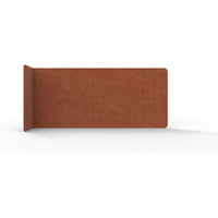 Acouline Single End Wrap 3 Quarter Screen - 90 Deg. Fold - Left Hand Return