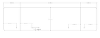 Acouline Double End Wrap 3 Quarter Screen - 90 Deg. Fold