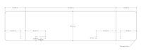 Acouline Double End Wrap 3 Quarter Screen - 90 Deg. Fold
