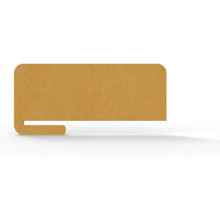 Acouline Slide On Desk Screen - Bloc Cut
