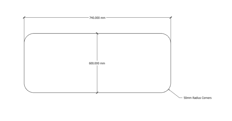 Acouline Standard Desk Mounted Screen