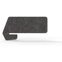 Acouline Slide On Desk Screen - Hook Cut