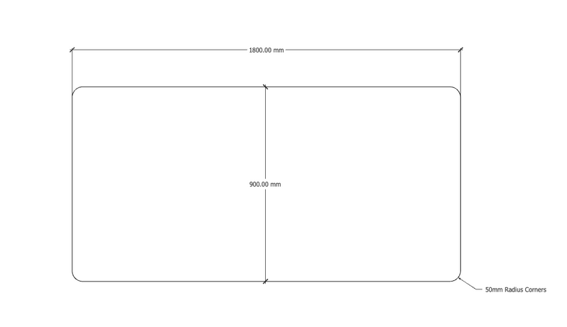 Acouline 900mm H Standard Screen To Suit Boost & Halo Workstations