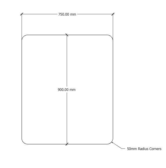 Acouline 900mm H Standard Screen To Suit Boost & Halo Workstations