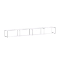 Anvil 4-Person Single-sided Desk Workstation
