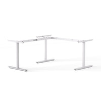 Agile Fixed Round 90° Desk and Return - Frame Only