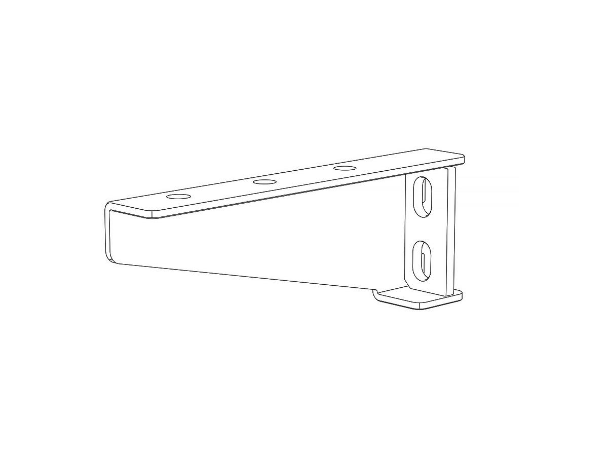 Axis Worktop Support Bracket L/R Pair to connect End Leg to Worktop