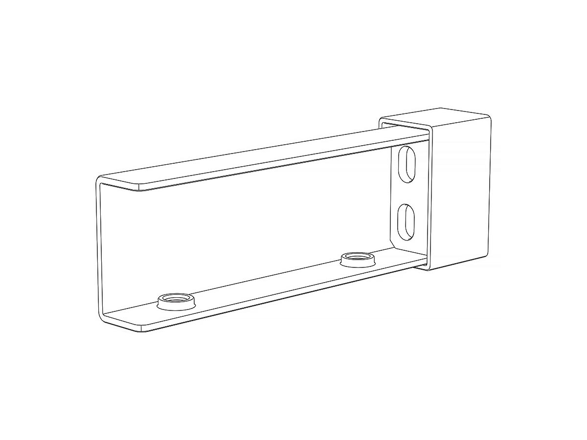 Axis Leg Spigot Pair to connect Shared Leg to Desk Rail
