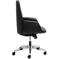 Accord Leather Medium Back Chair