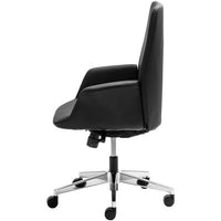 Accord Leather Medium Back Chair