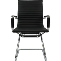 Aero Vegan Leather Cantilever Visitor Chair