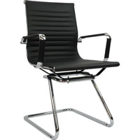 Aero Vegan Leather Cantilever Visitor Chair