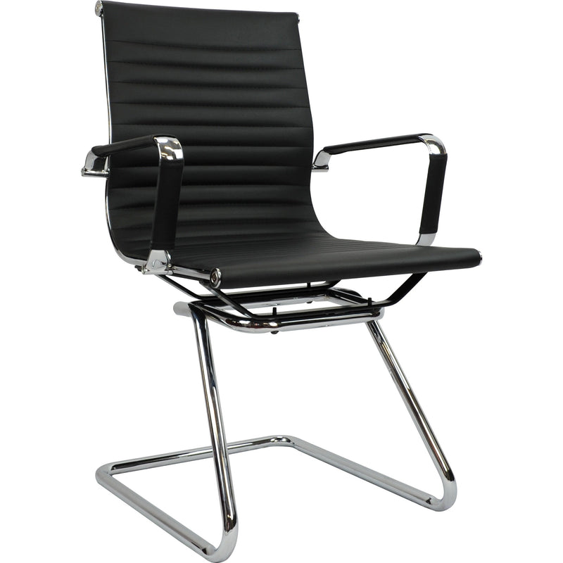 Aero Vegan Leather Cantilever Visitor Chair