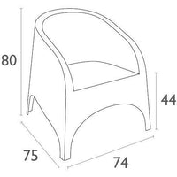 Aruba Tub Chair - No Cushion
