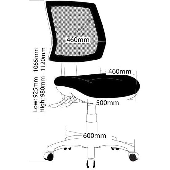 Avoca 2 Lever Mesh Back Task Chair