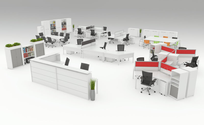 Axis Corner Reception Counter with Poptop