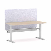 Klass Fixed Straight Workstation with AcoustiQ Screen