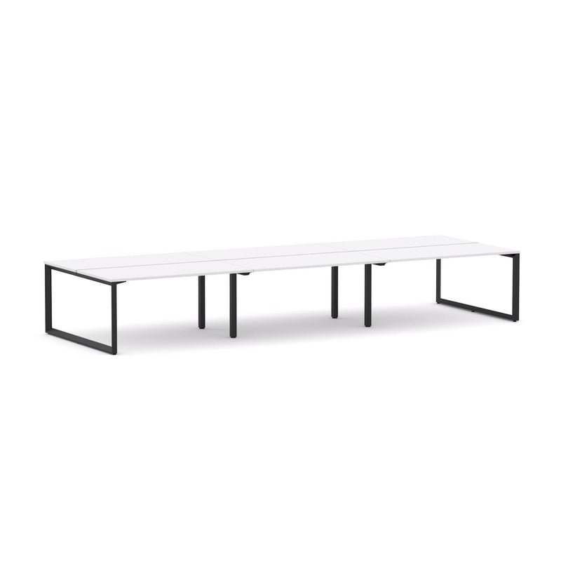 Anvil 6-Person Double-sided Desk Workstation