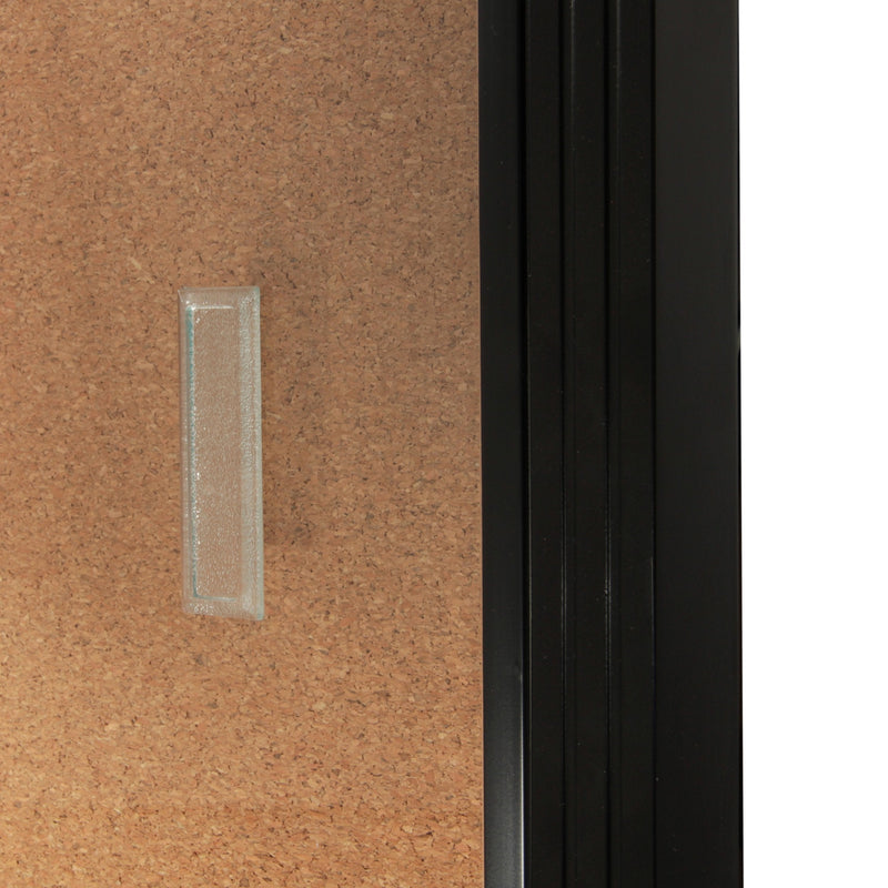 Be Noticed Sliding Door Notice Cases - Corkboard
