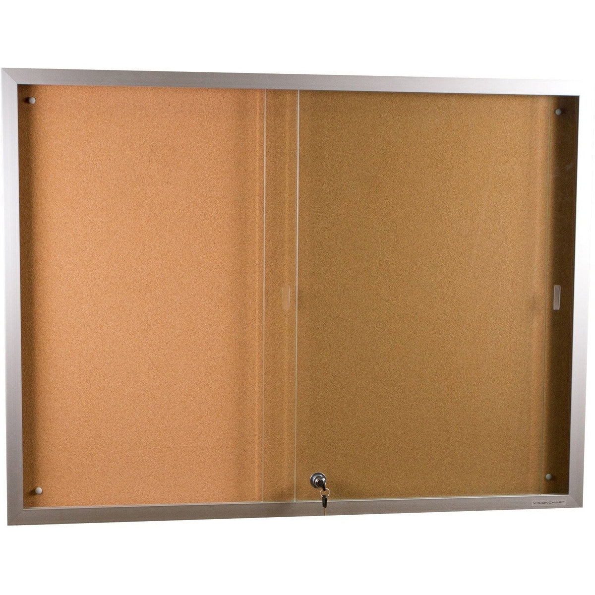 Be Noticed Sliding Door Notice Cases - Corkboard | School, Conference ...