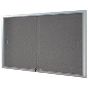 Be Noticed Sliding Door Notice Cases - Pinboard