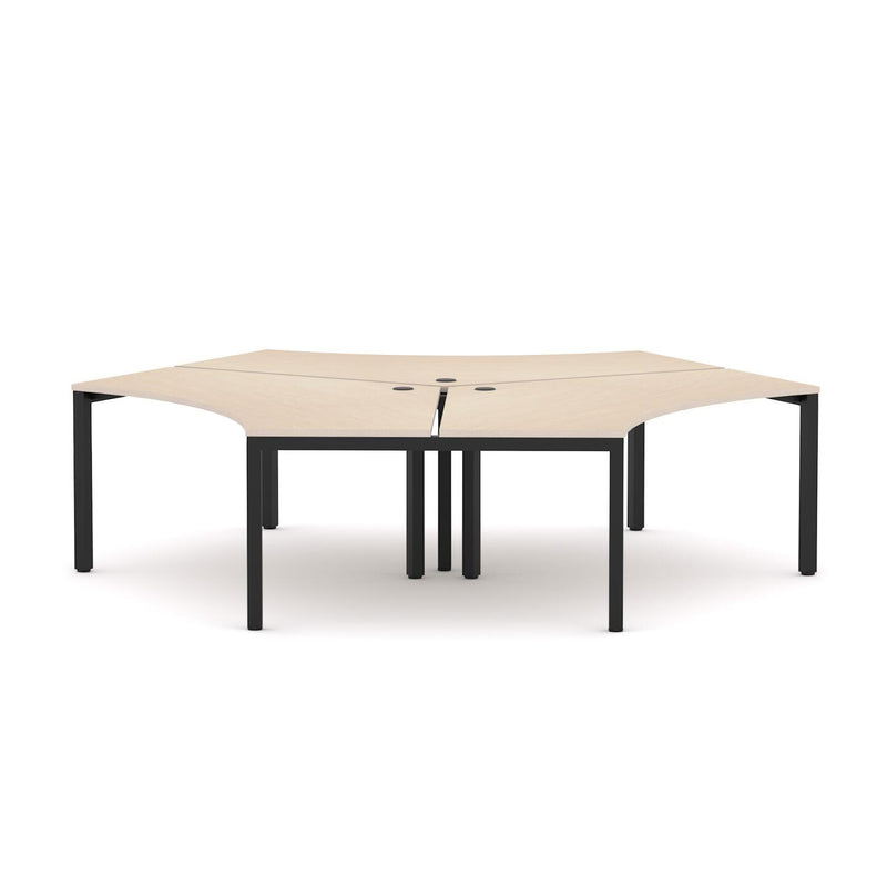 Axis 3-Person 120Deg Workstation