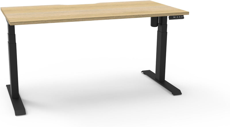 Boost Light Electric Height Adjustable Single Sided Workstation