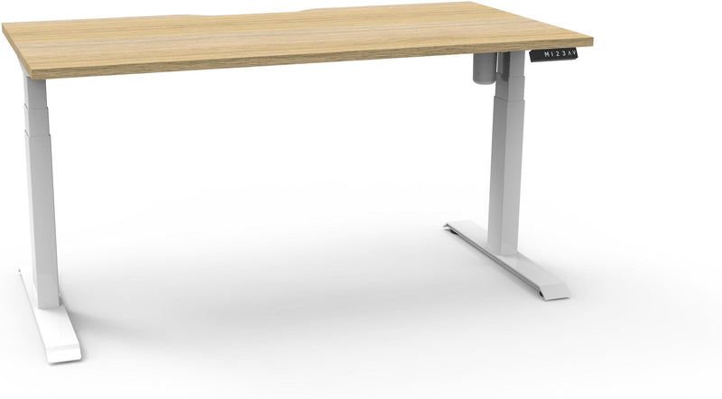 Boost Light Electric Height Adjustable Single Sided Workstation