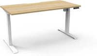 Boost Light Electric Height Adjustable Single Sided Workstation