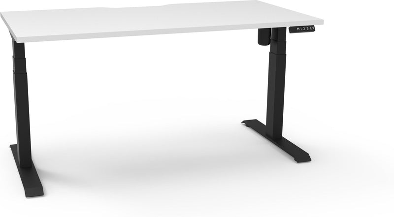 Boost Light Electric Height Adjustable Single Sided Workstation