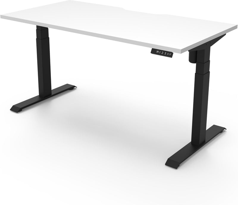 Boost Light Electric Height Adjustable Single Sided Workstation