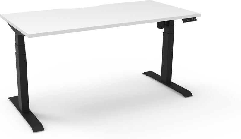Boost Light Electric Height Adjustable Single Sided Workstation