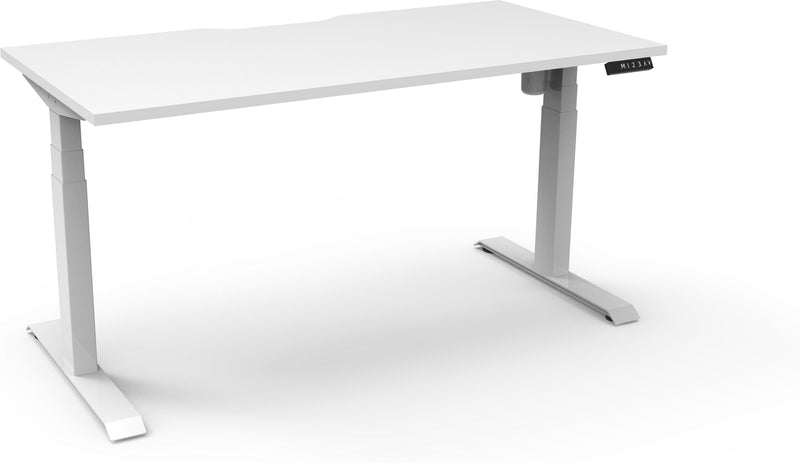 Boost Light Electric Height Adjustable Single Sided Workstation