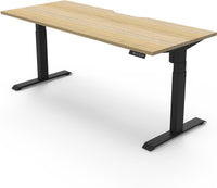 Boost Light Electric Height Adjustable Single Sided Workstation