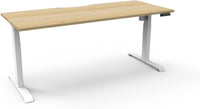 Boost Light Electric Height Adjustable Single Sided Workstation