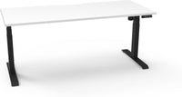 Boost Light Electric Height Adjustable Single Sided Workstation