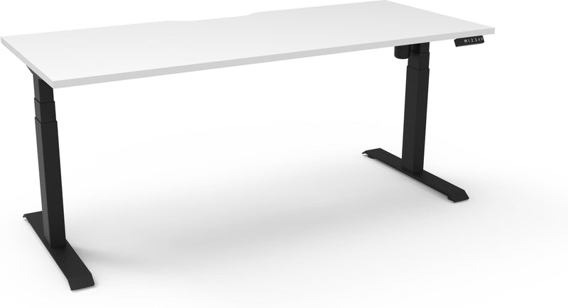 Boost Light Electric Height Adjustable Single Sided Workstation