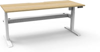 Boost Light Electric Height Adjustable Single Sided Workstation