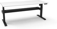 Boost Light Electric Height Adjustable Single Sided Workstation