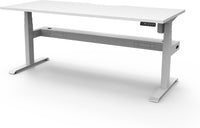 Boost Light Electric Height Adjustable Single Sided Workstation