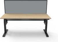 Boost Light Electric Height Adjustable Single Sided Workstation