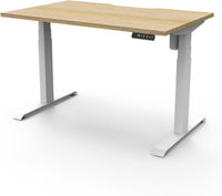 Boost Light Electric Height Adjustable Single Sided Workstation