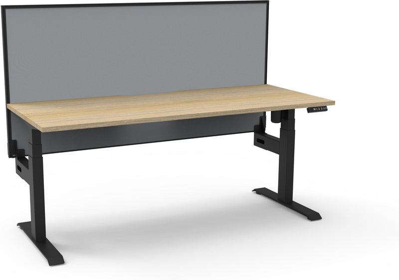 Boost Light Electric Height Adjustable Single Sided Workstation